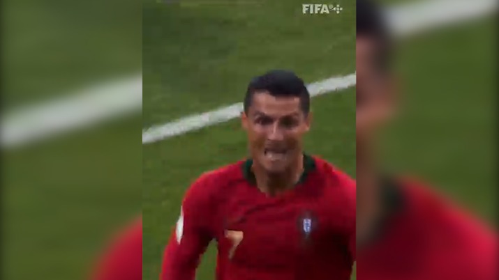 کلیپ کوتاه از لحظات احساسی رونالدو در جام جهانی