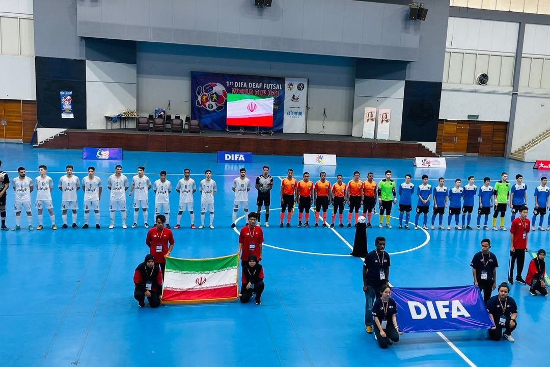 تیم فوتسال زیر ۲۱ سال ناشنوایان ایران قهرمان جهان شد