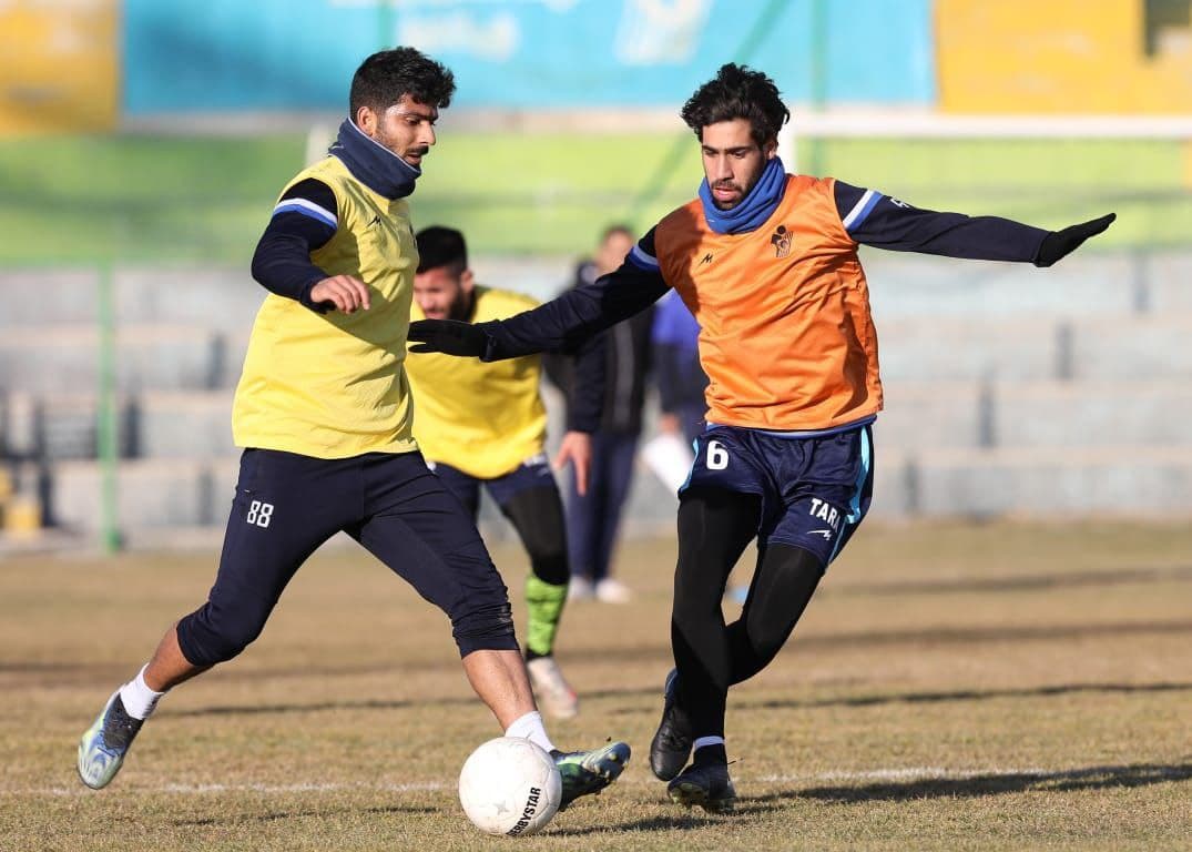 نادر محمدی در تمرینات