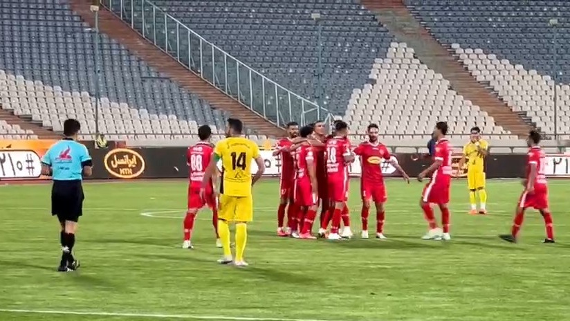 گل امید عالیشاه به فجرسپاسی از زاویه دوربین باشگاه پرسپولیس