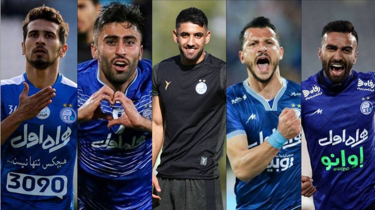 لشکر هجومی استقلال برابر پرسپولیس؛ 5 مهاجم و 11 گل زده