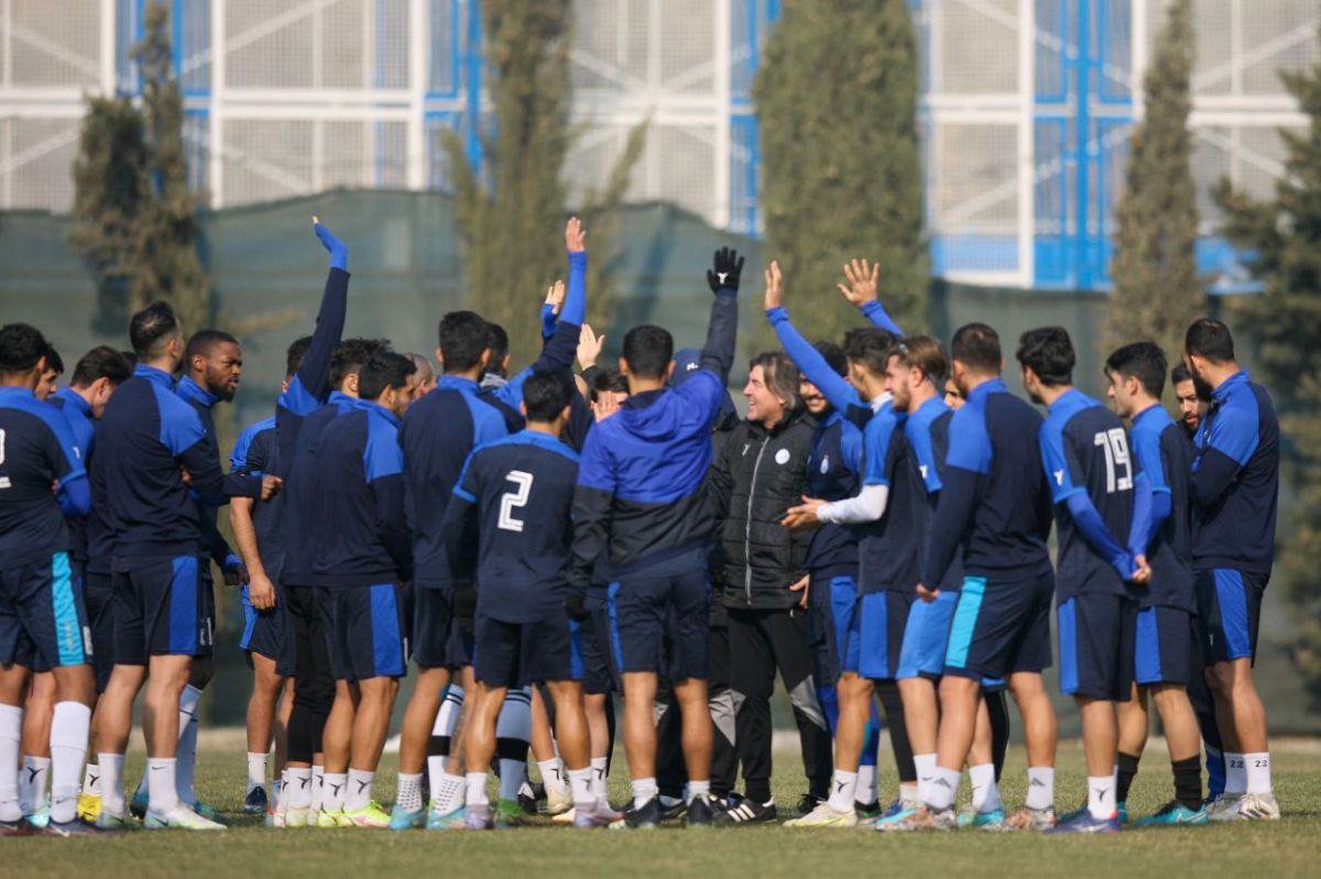 گزارش تصویری از تمرین روز سه‌شنبه تیم فوتبال استقلال