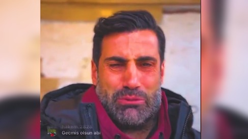 احساساتی شدن ولکان دمیرل در حین درخواست کمک بعد از زلزله ترکیه