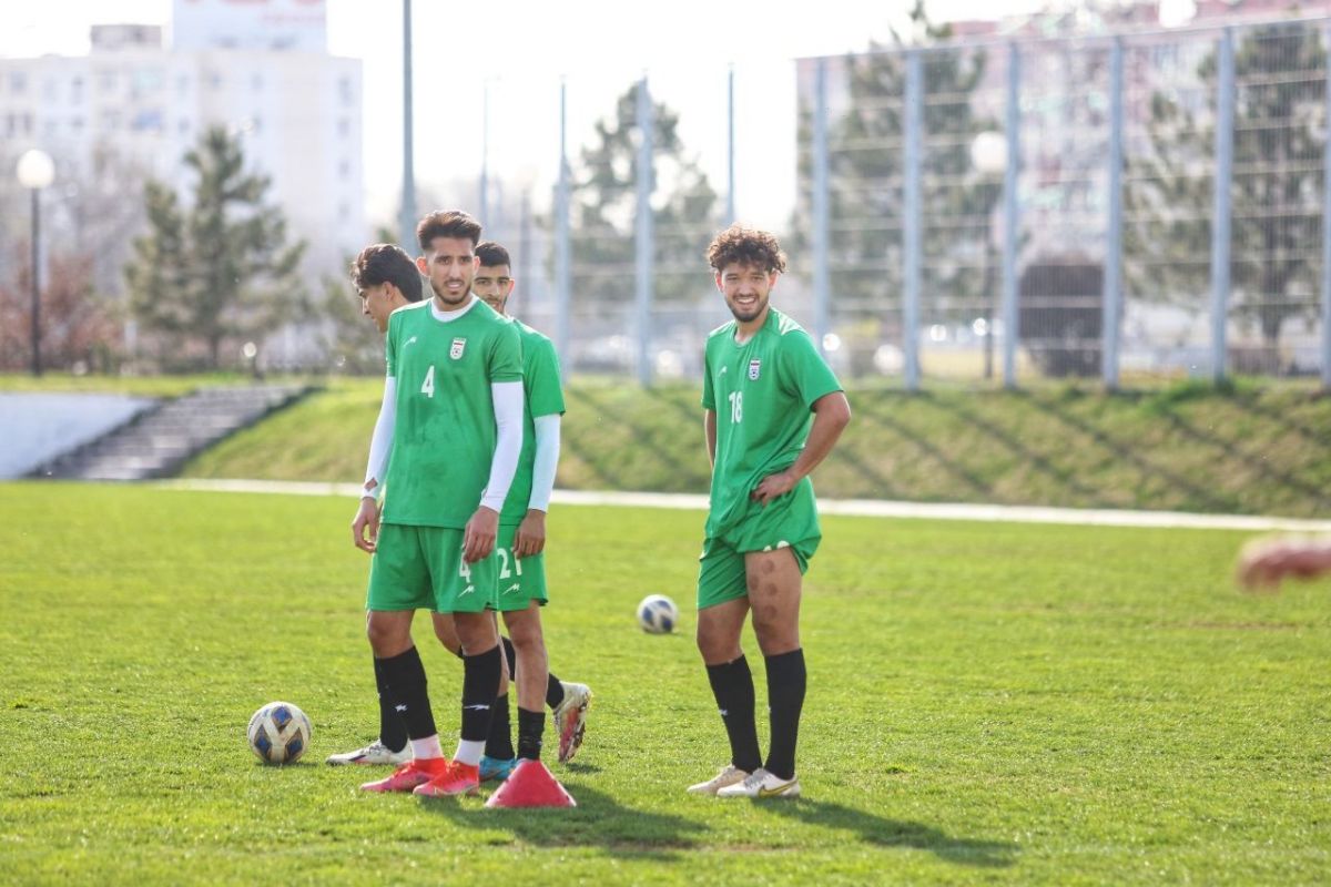 آخرین تمرین تیم ملی جوانان ایران قبل از بازی با عراق برگزار شد