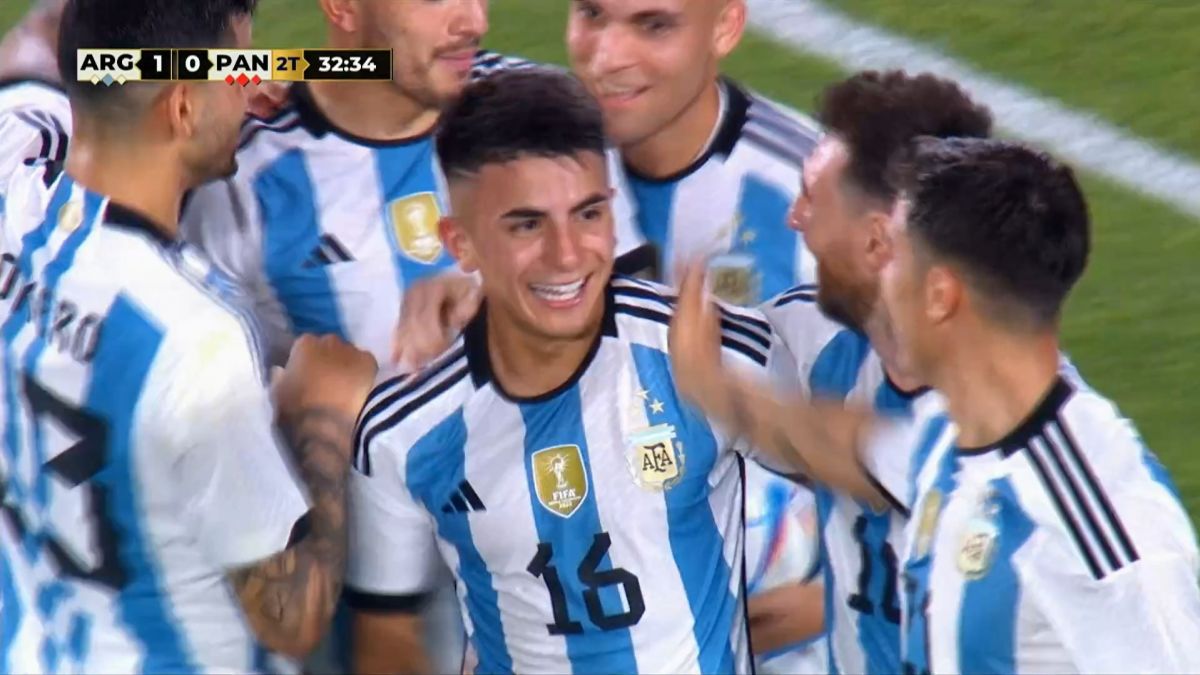 گل اول آرژانتین به پاناما (تیاگو آلمادا)