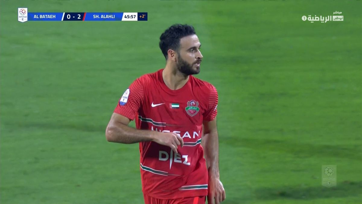 عملکرد احمد نوراللهی در بازی شباب الاهلی 3-0 بطائح