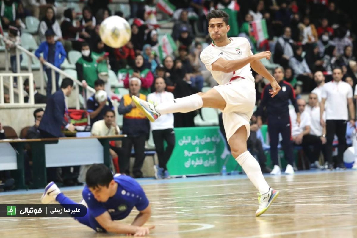 گزارش تصویری/ تیم ملی فوتسال ایران 5 - تیم ملی فوتسال ازبکستان 3