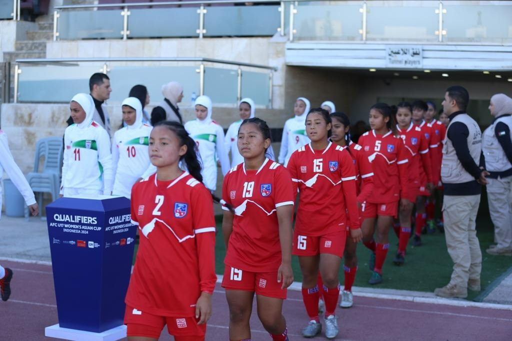 گزارش تصویری/ دیدار تیمهای ملی نوجوانان بانوان ایران و نپال