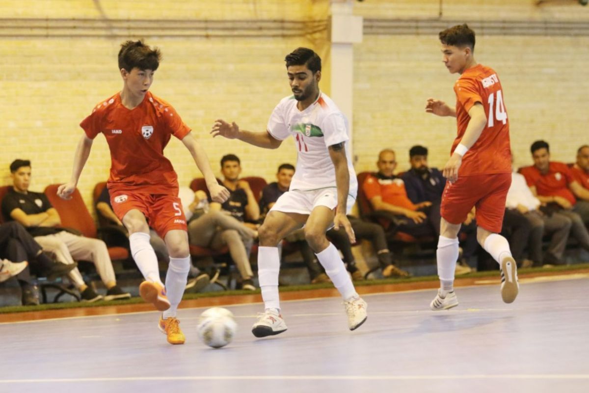پیروزی تیم فوتسال جوانان ایران مقابل افغانستان