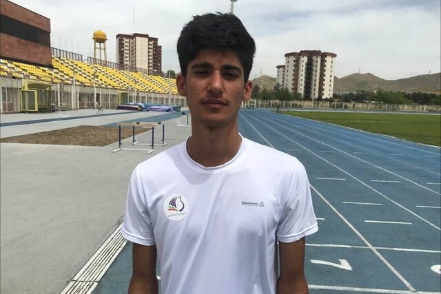 دونده نوجوان ایران رکورد ملی را زد و قهرمان آسیا شد
