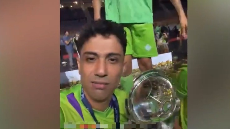 لایو دیدنی حسین طیبی بازیکن پالمای اسپانیا در جشن قهرمانی در لیگ قهرمانان فوتسال اروپا