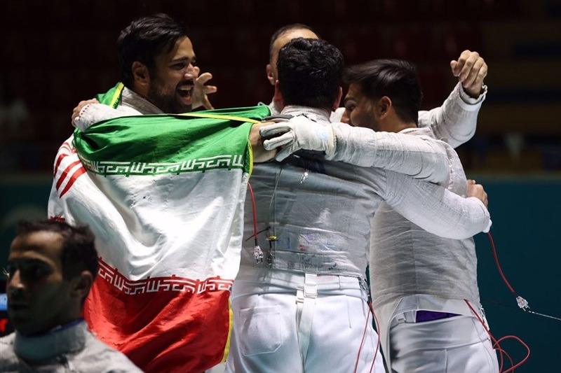 تیم ملی شمشیربازی ایران در رده ششم جهان ایستاد