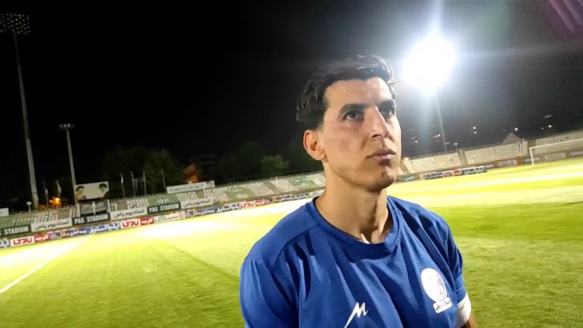 صحبت‌های احسان علوان‌زاده، بازیکن استقلال ملاثانی در پایان دیدار با سایپا: