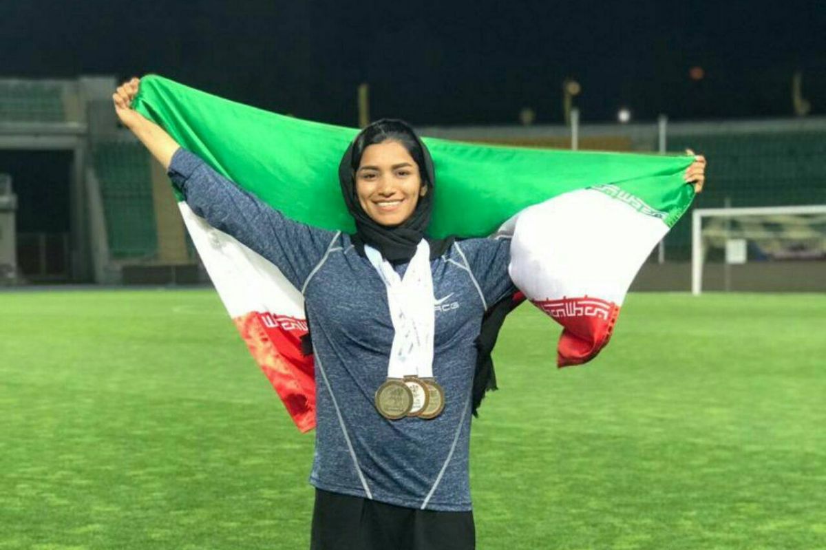 حميده اسماعيل نژاد ركوردار جديد ١٠٠ متر زنان ايران