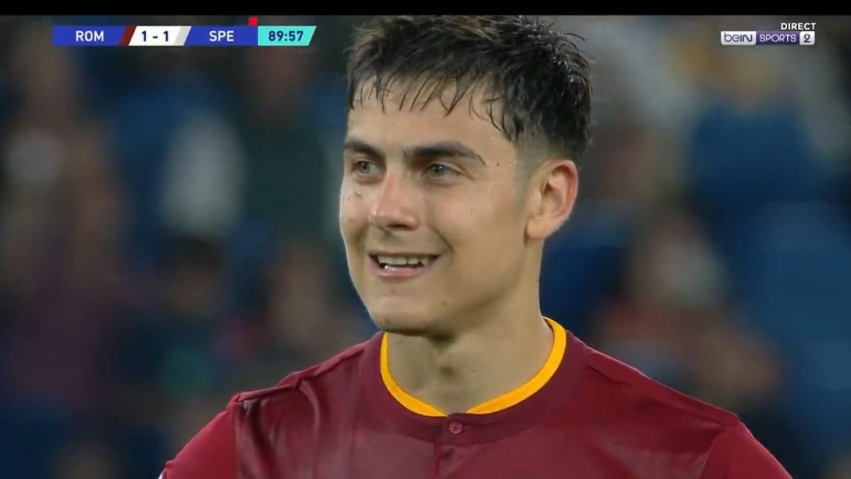 گل دوم رم به اسپتزیا (دیبالا - پنالتی)