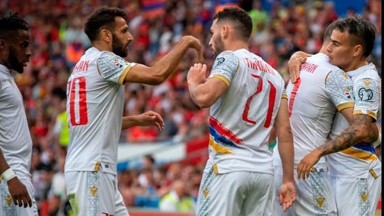 خلاصه بازی ولز 2-4 ارمنستان (مقدماتی یورو 2024)