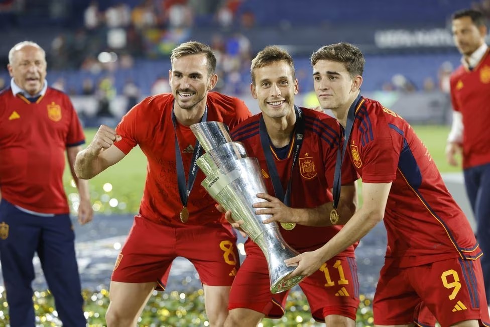 گزارش تصویری/ قهرمانی اسپانیا در لیگ ملت‌های اروپا