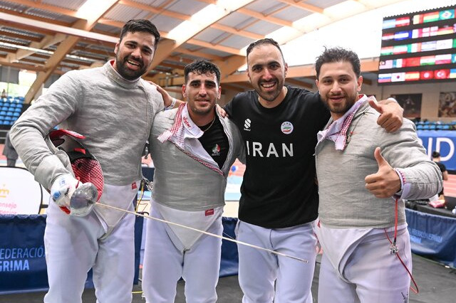 مدال نقره آسیا سهم شمشیربازان ایران