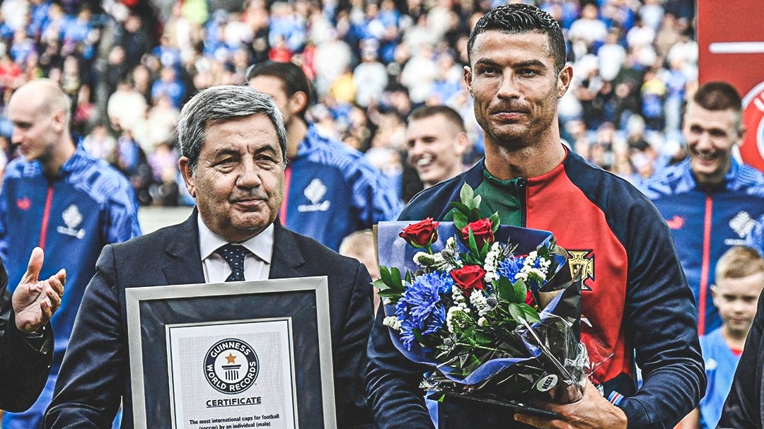 دو رکورد رونالدو در گینس در عرصه فوتبال ملی