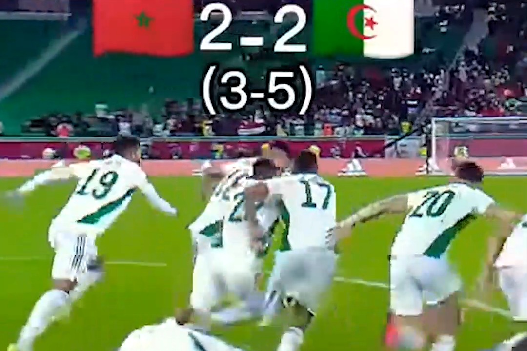 خلاصه بازی بین تیم های الجزایر و مراکش