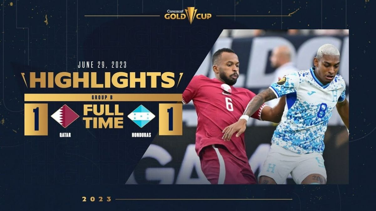 خلاصه بازی قطر 1-1 هندوراس (جام طلایی کونکاکاف 2023)