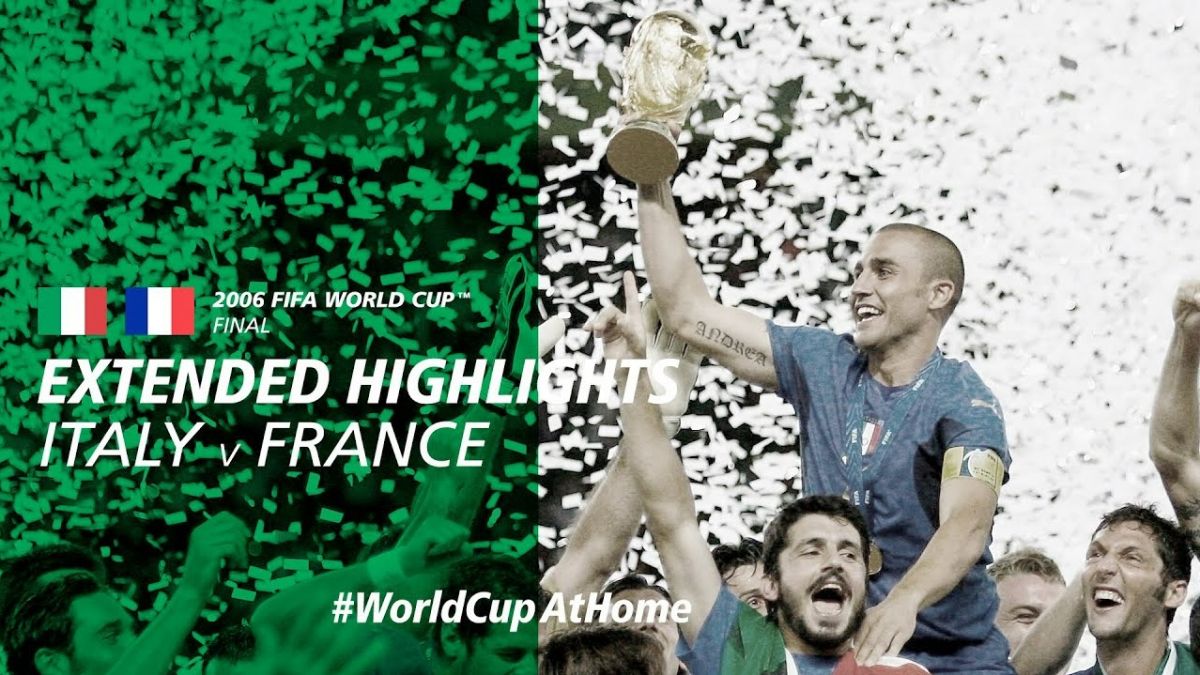 خلاصه بازی ایتالیا و فرانسه فینال جام جهانی 2006 (هفدهمین سالگرد قهرمانی ایتالیا و اخراج زیدان)