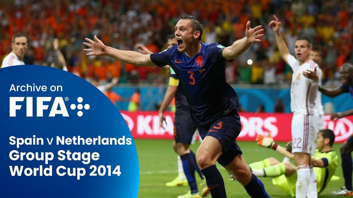 بازی کامل تیم ملی هلند 5-1 تیم ملی اسپانیا در جام جهانی 2014 برزیل