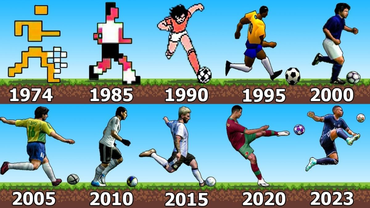 همه بازیهای ویدیویی با موضوع فوتبال از سال 1974 تا 2023