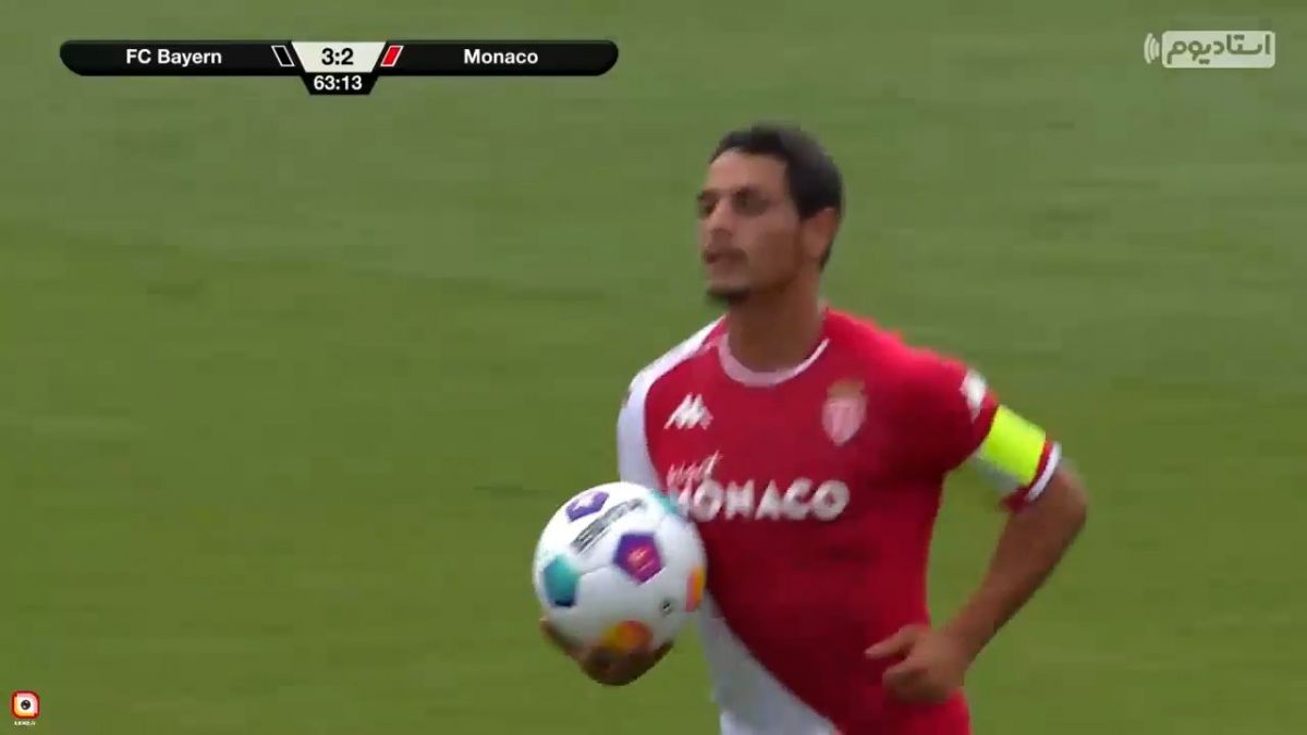 گل دوم موناکو به بایرن مونیخ (وسام بن یدر - پنالتی)