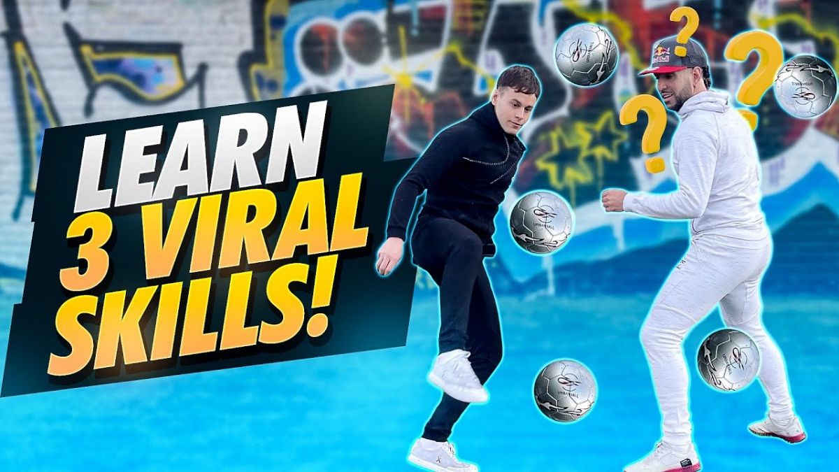 آموزش سه حرکت تکنیکی دیوانه وار با توپ فوتبال