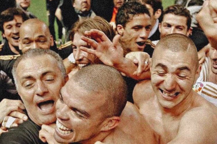 تصویری جالب از جشن قهرمانی رئال مادرید در لالیگا با حضور سرمربی سپاهان