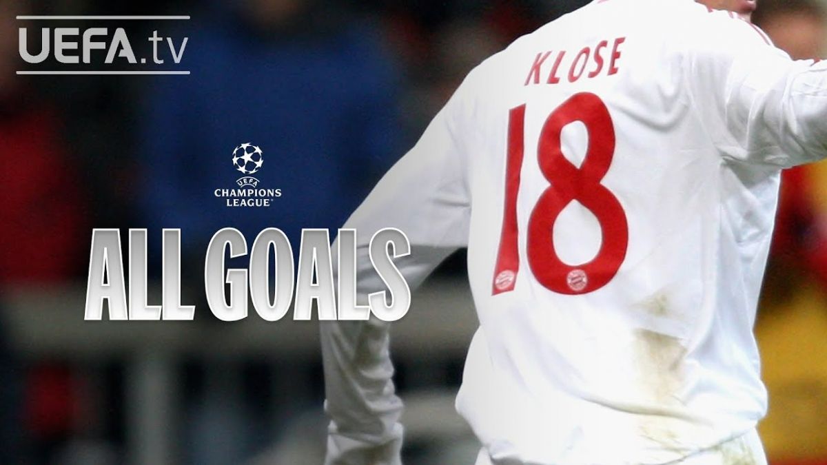 تمام گلهای میرسلاو کلوزه بهترین گلزن تاریخ جام جهانی در لیگ قهرمانان اروپا