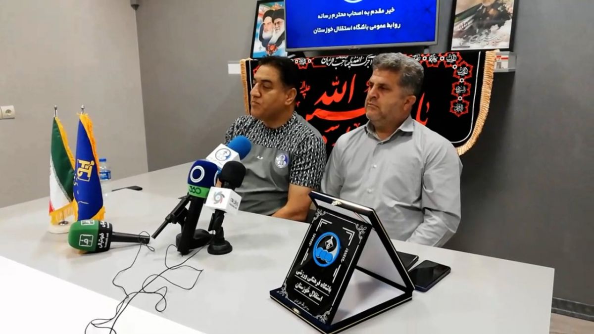 اختصاصی/ نشست خبری امیرحسین پیروانی مربی استقلال خوزستان قبل از دیدار  با تراکتور