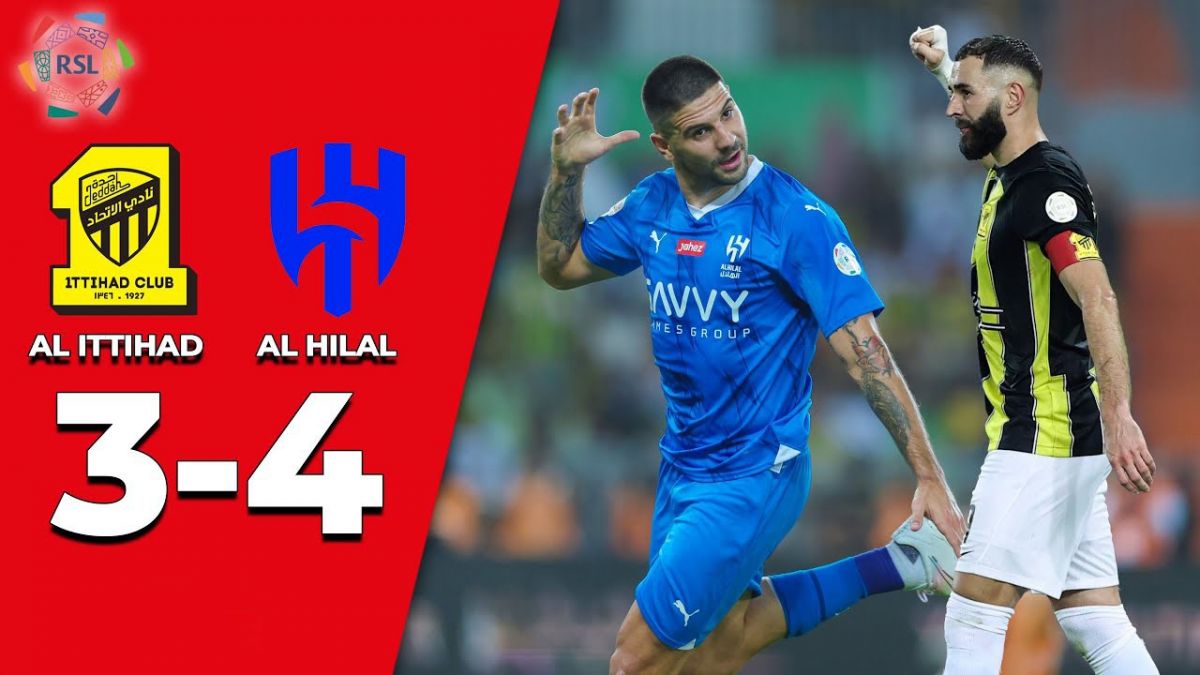 خلاصه بازی الهلال 4-3 الاتحاد (هت تریک میتروویچ / کامبک الهلال)