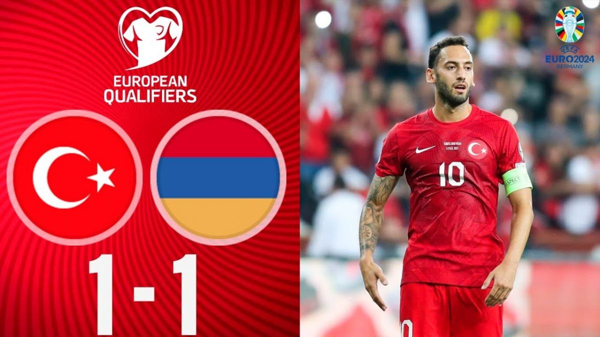خلاصه بازی ترکیه 1-1 ارمنستان