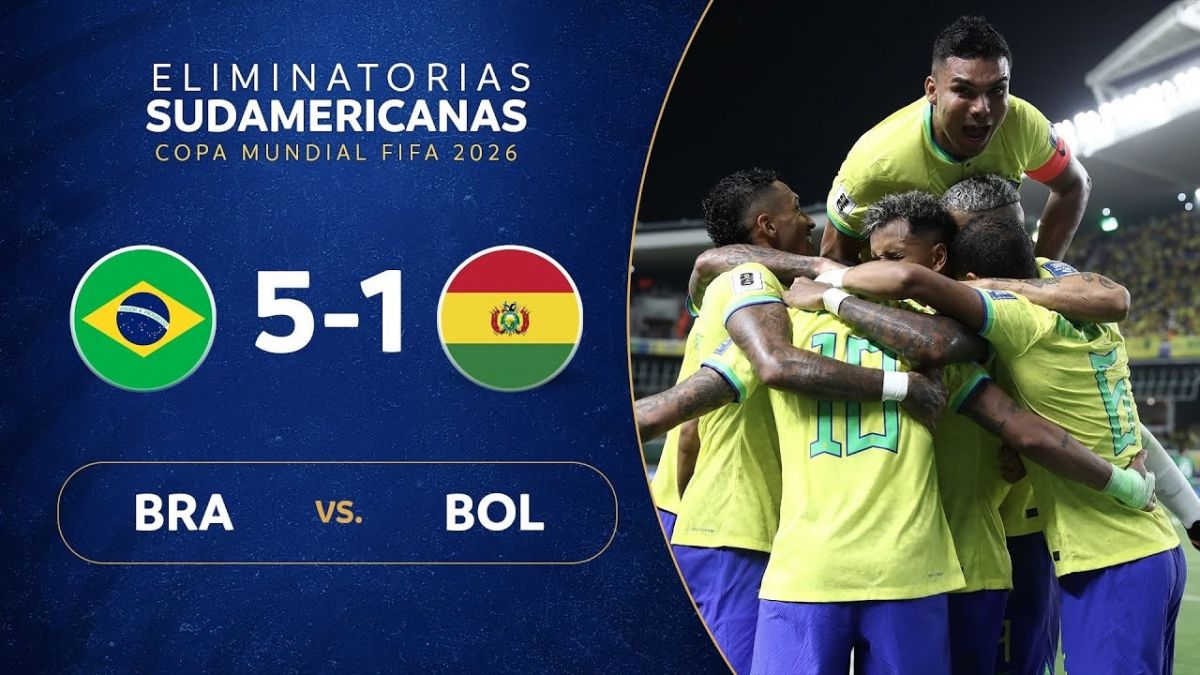 خلاصه بازی برزیل 5-1 بولیوی (دبل نیمار و رودریگو)