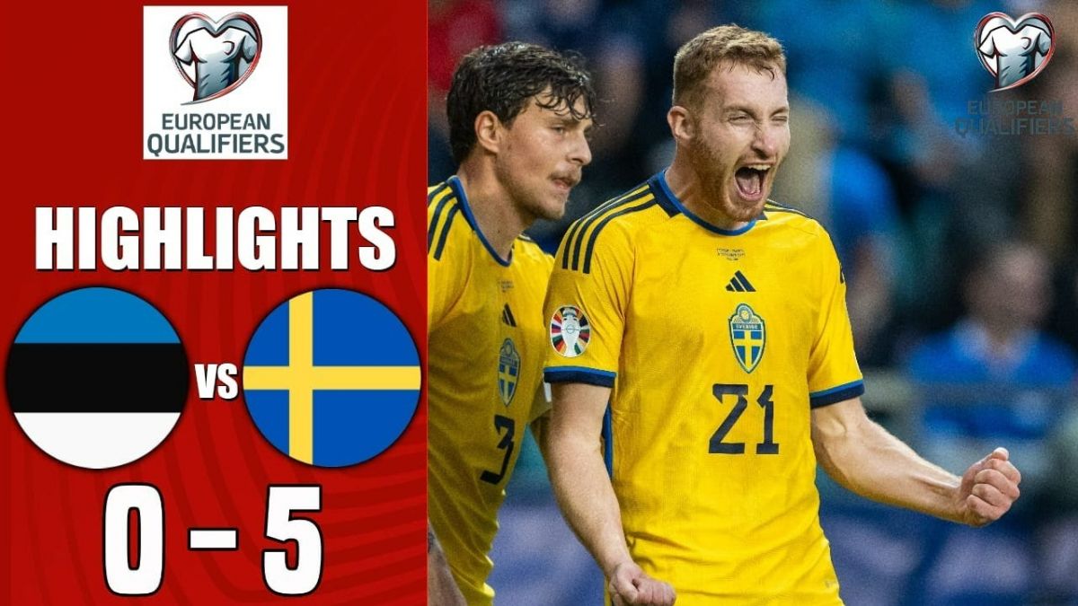 خلاصه بازی استونی 0-5 سوئد