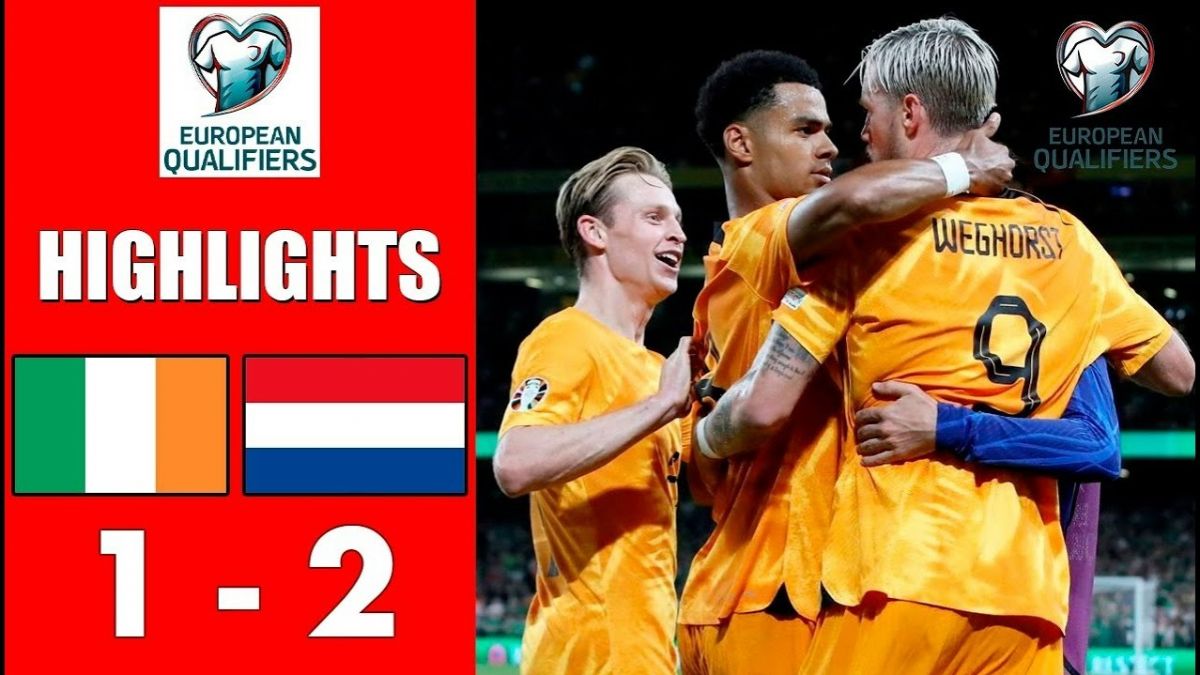 خلاصه بازی ایرلند 1-2 هلند