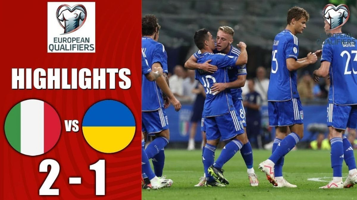 خلاصه بازی ایتالیا 2-1 اوکراین