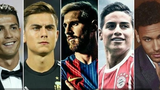 10 تا از خوشتیپ ترین بازیکنان برتر فوتبال جهان