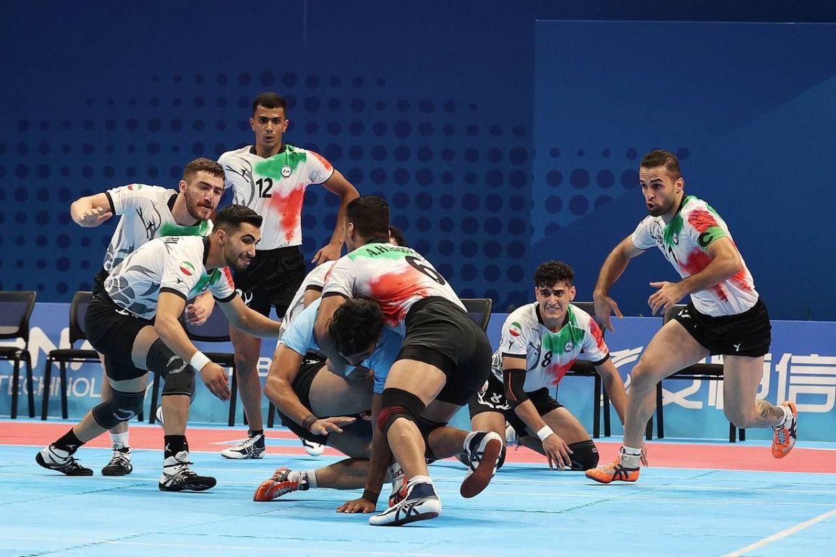 نایب قهرمانی تیم ملی کبدی ایران در بازی‌های آسیایی هانگژو