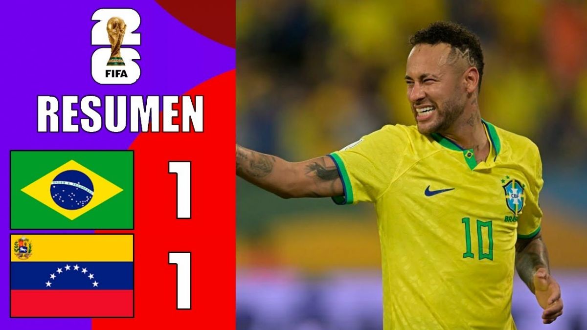 خلاصه بازی برزیل 1-1 ونزوئلا