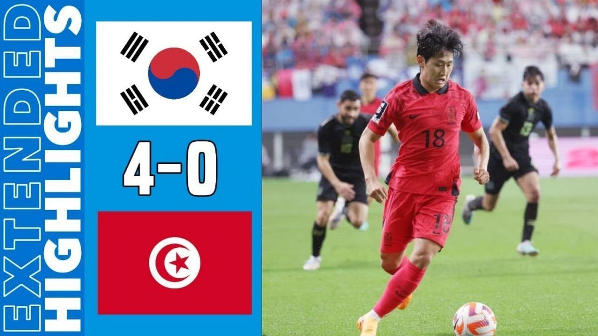 خلاصه بازی کره جنوبی 4-0 تونس