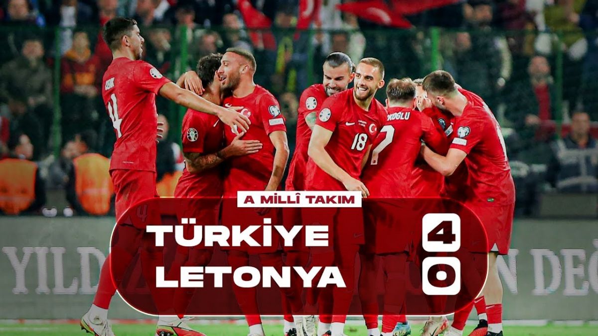 خلاصه بازی ترکیه 4-0 لتونی (صعود ترکیه به یورو 2024)