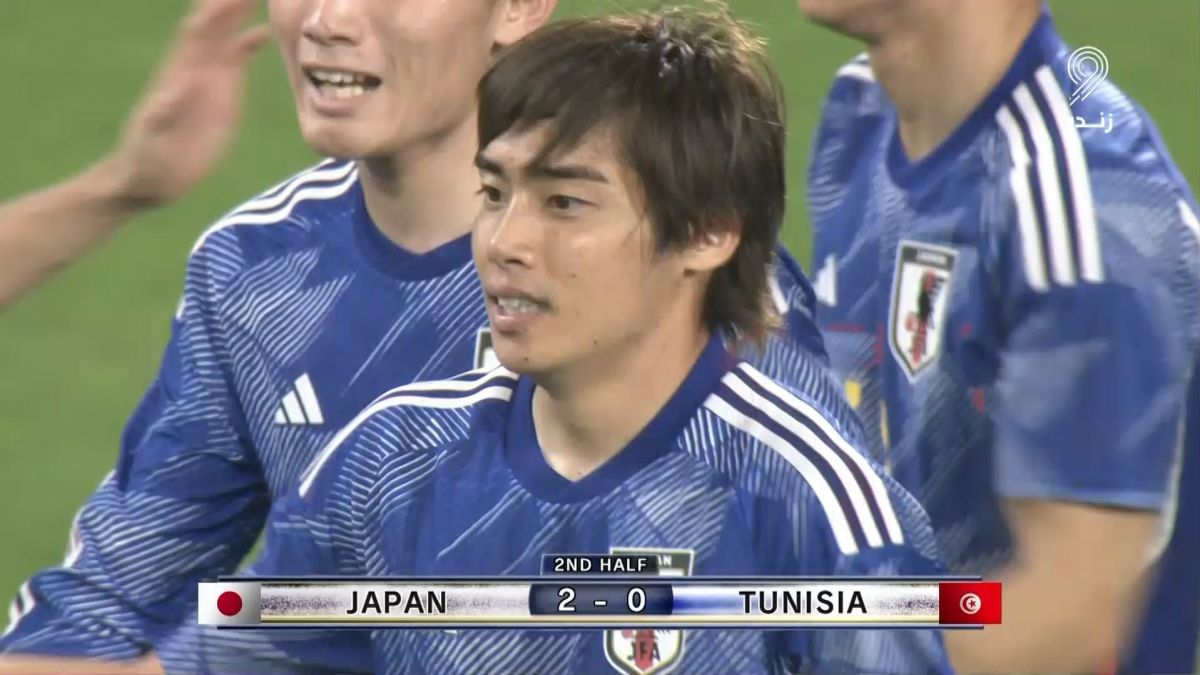 گل دوم ژاپن به تونس (جونیا ایتو)