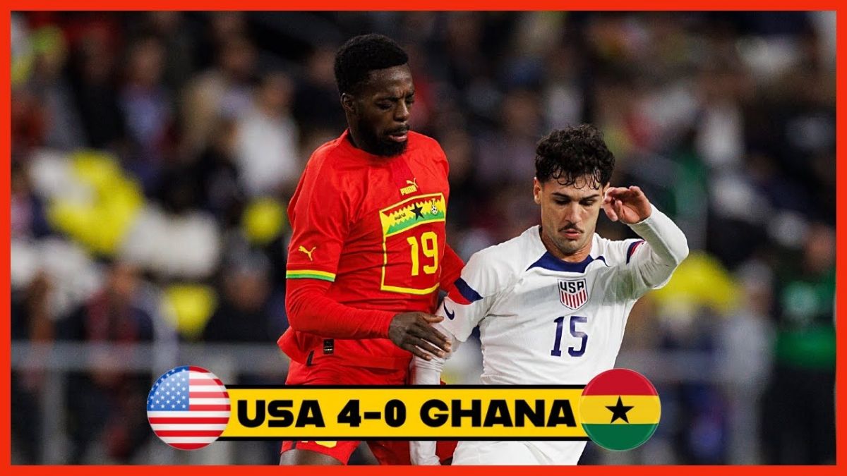 خلاصه بازی آمریکا 4-0 غنا