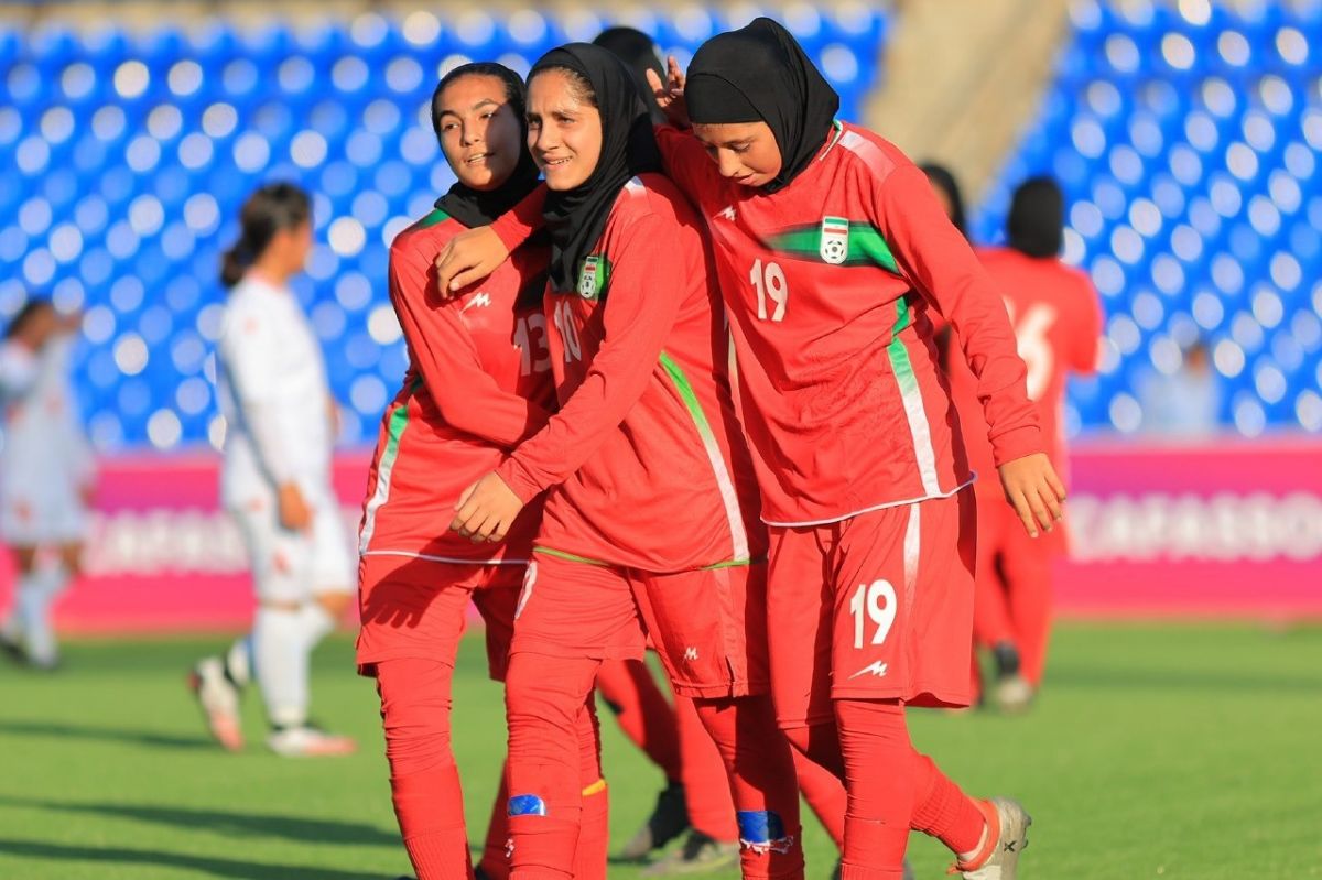 گزارش تصویری/ دیدار تیم‌های دختران نونهال ایران و تاجیکستان