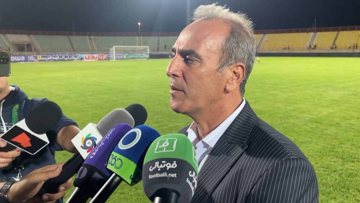 اختصاصی/ مصاحبه باجیوند رئیس هیات فوتبال قزوین پس از برتری پرسپولیس مقابل پیکان