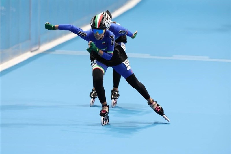 ایران به نخستین مدال ماده 100 متر اسکیت آسیا رسید