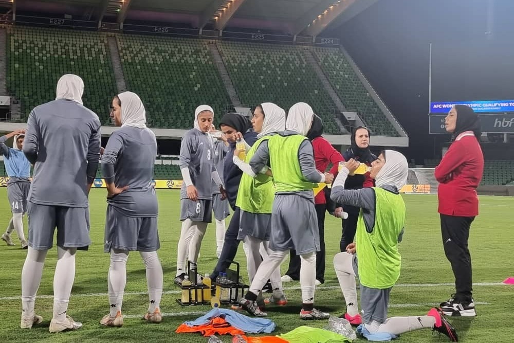 گزارش تصویری/ تمرین تیم ملی فوتبال بانوان، چهارشنبه 3 آبان